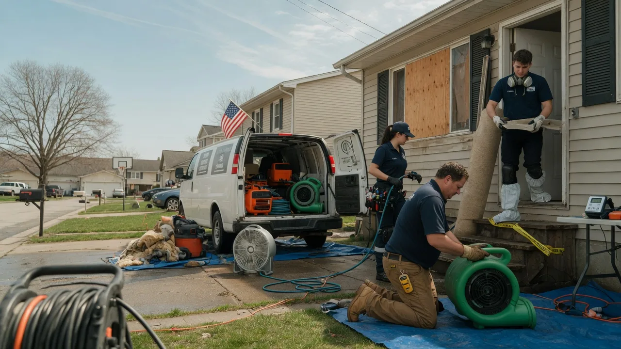 Water Damage Restoration in Ursa, IL near me